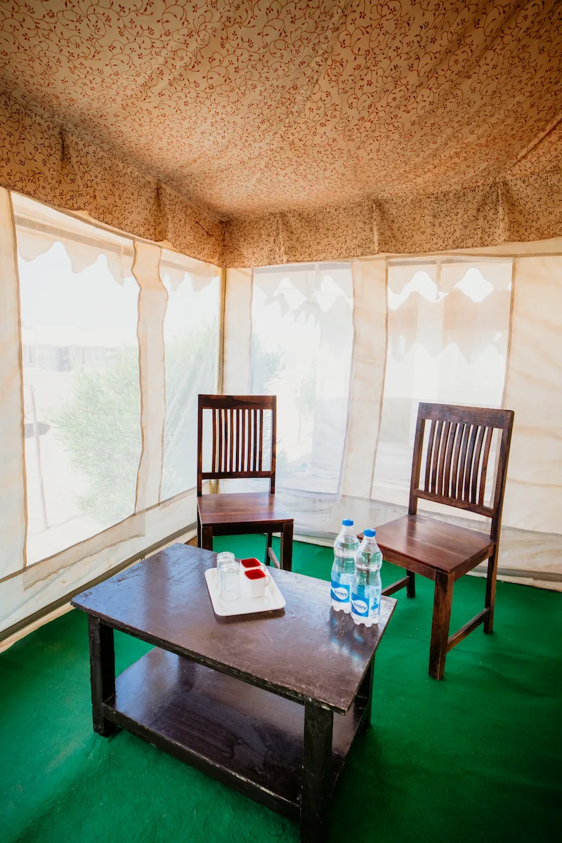 Deluxe Swiss Tent View